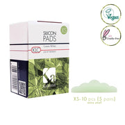 Vegan Silicon Pads Size Xs, 5 Pairs (10pcs)