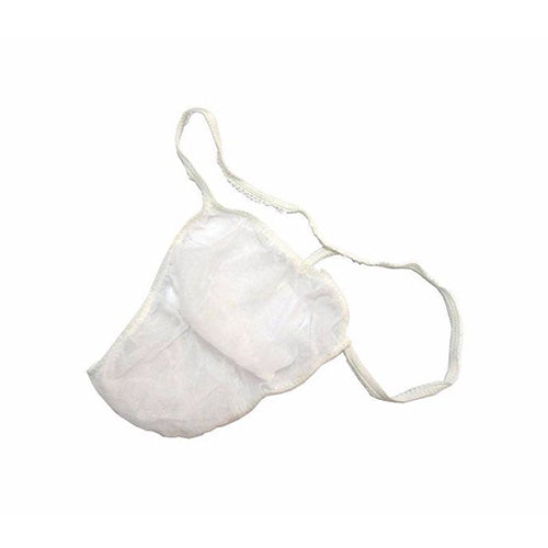 Beauty Plus White G String 100pk