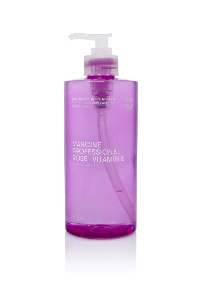 Mancine Rose & Vitamin E Body Wash 500ml