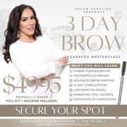 3 Day  Brow Advance Masterclass
