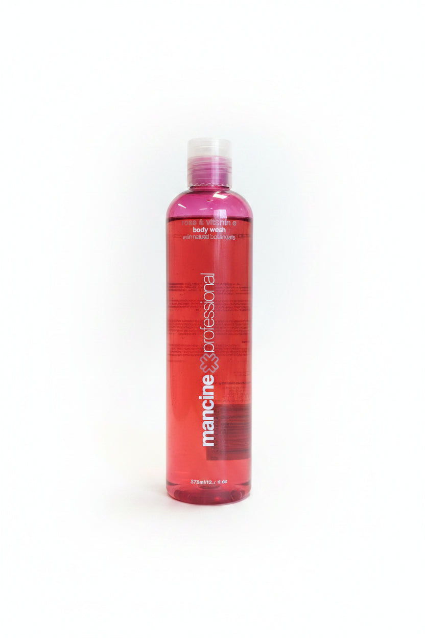 Mancine Rose & Vitamin E Body Wash 375 ml