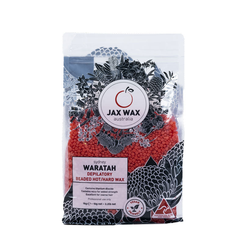 Jax Wax Australia Hot Waxes Sydney Waratah Beads - 1kg