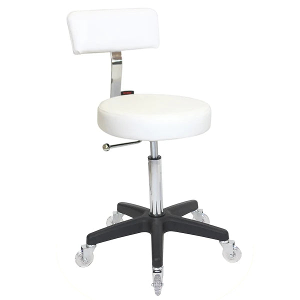 Sprint Stool White - Black Base