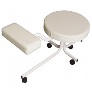 Pedicure Stool White – Luxury Spa