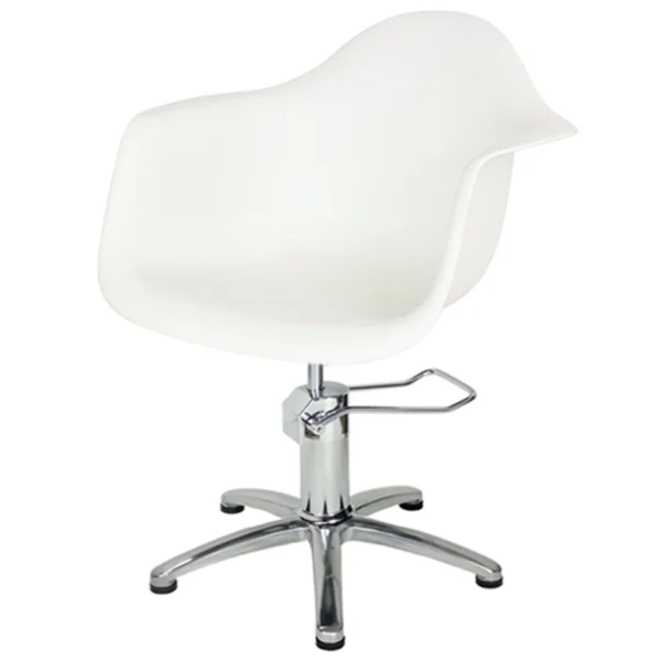 ERICA - Hydraulic Styling Chair - White