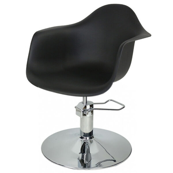 ERICA - Hydraulic Styling Chair - Black - Image 2