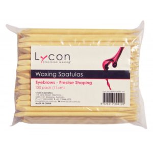 Lycon Waxing Spatulas Eyebrows Precise Shaping 11cm - 100pk