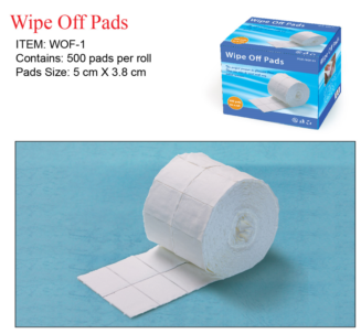 Wipe Off Pads - Square Cellulose Pads - 500pk
