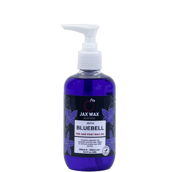 Jax Wax Australia Alpine Bluebell Pre and Post Wax Oil Pump 250ml