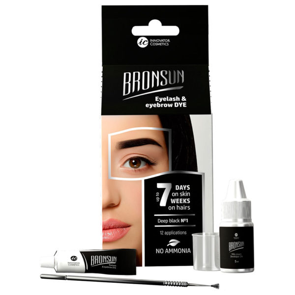 Bronsun Eyelash & Eyebrow Dye Homekit - Deep Black