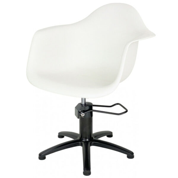 ERICA - Hydraulic Styling Chair - White - Image 7