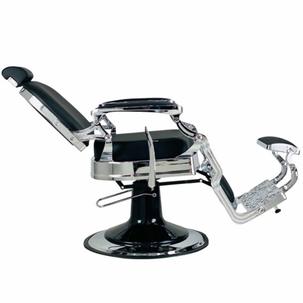 Havana Barber Chair Black/Chrome - Image 3