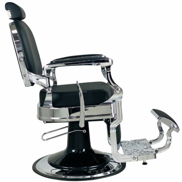 Havana Barber Chair Black/Chrome - Image 2