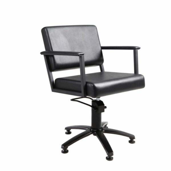 Pheobe Styling Chair - Black- 5 Star Base