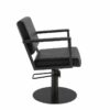 Pheobe Styling Chair - Black- Flat Base - Image 2