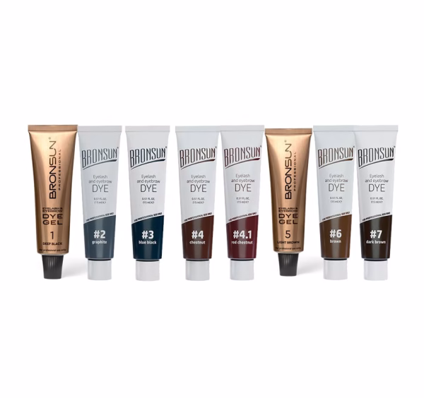 New Formula Bronsun Eyelash and Eyebrow Dye- Bundle Pack