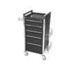 Twilight 5 Drawer Hairdressing Beauty Trolley - Chrome Frame