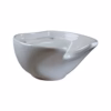 Munich Black Shampoo Unit - White Basin - Coral White